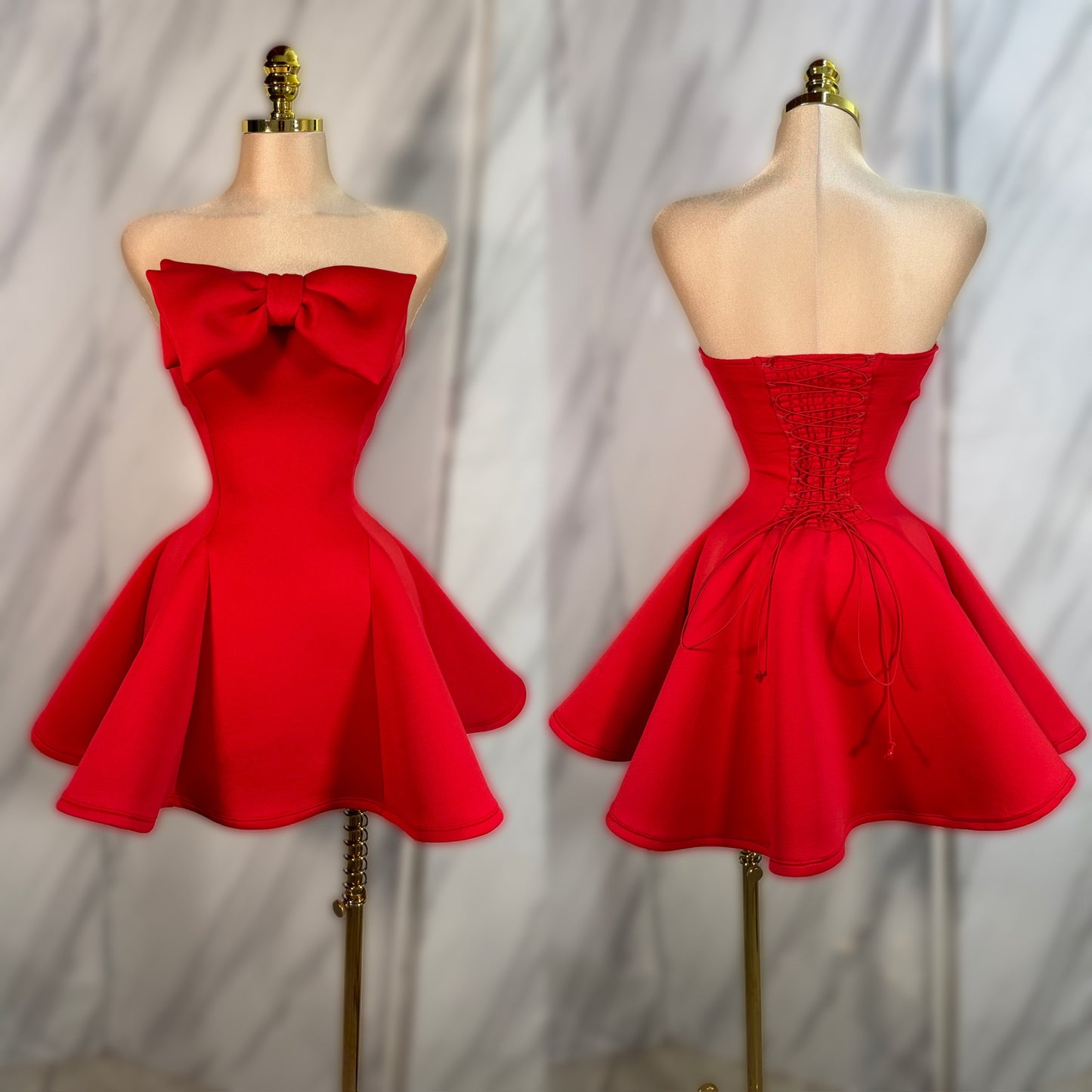 Vestido rojo corset ❤️
