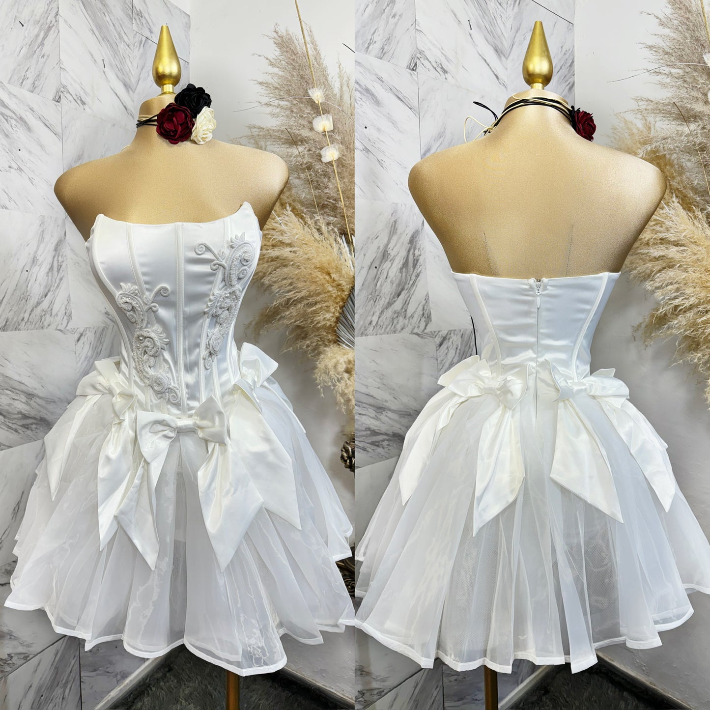 Vestido blanco corset 🤍