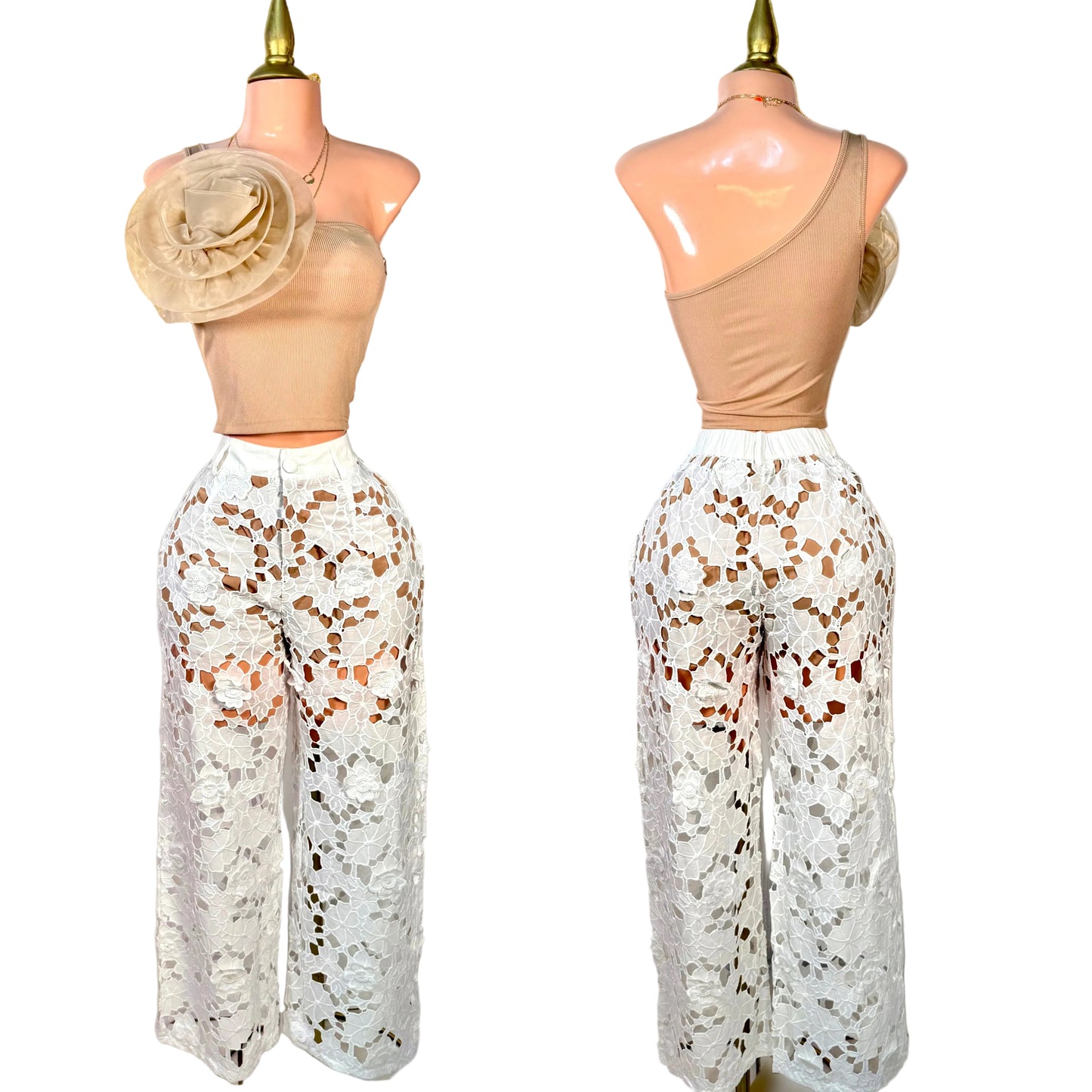 Conjunto pantalón encaje ✨