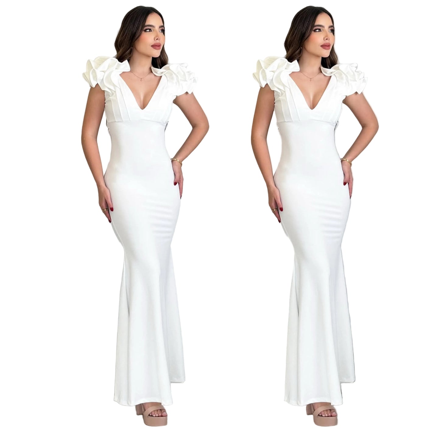 Vestido blanco Olanes