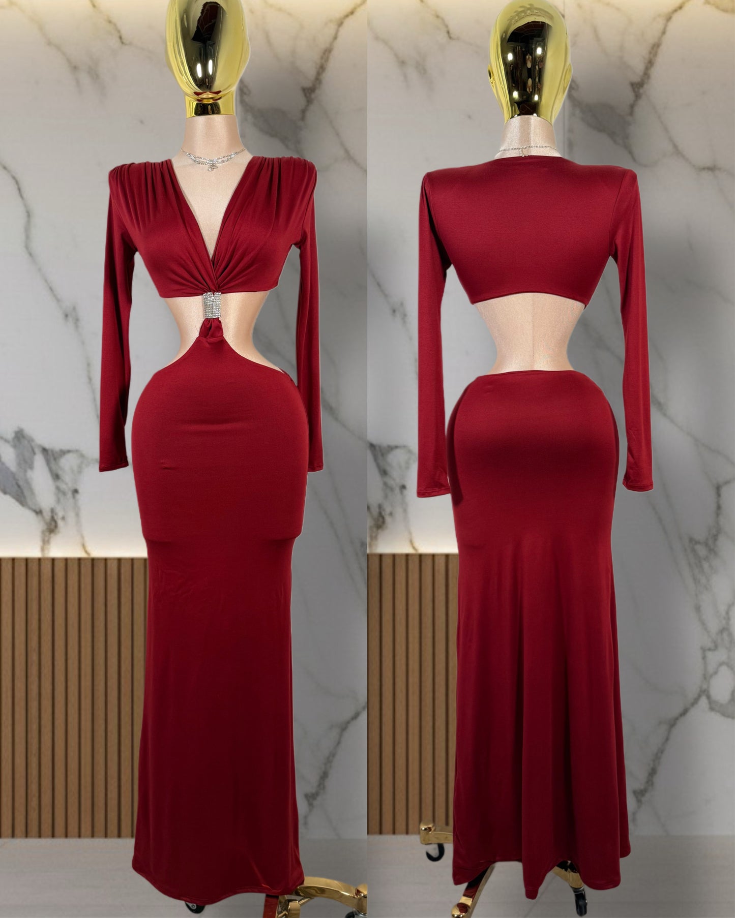 Vestido tinto licra 🍷