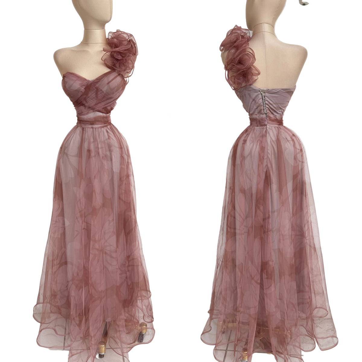 Vestido café tulle 🤎