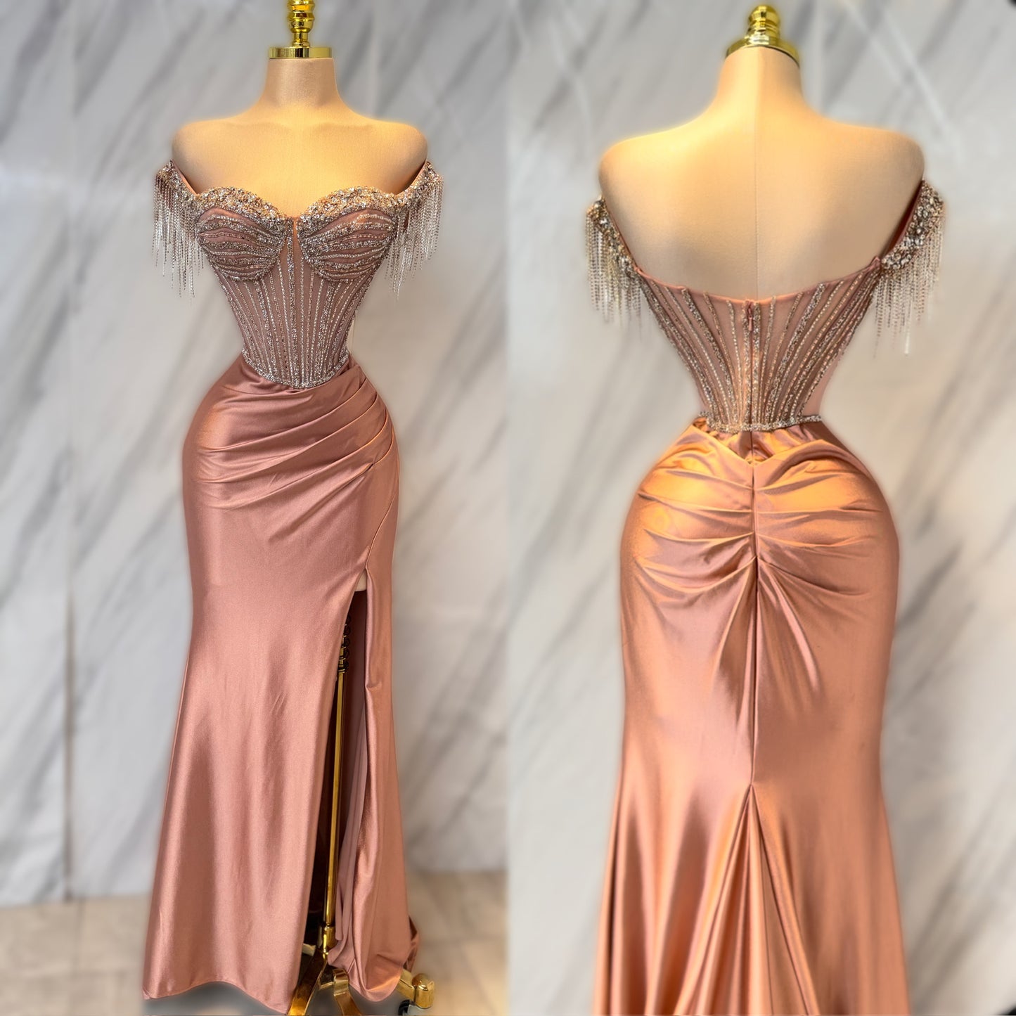 Vestido rosa corset 🩷✨
