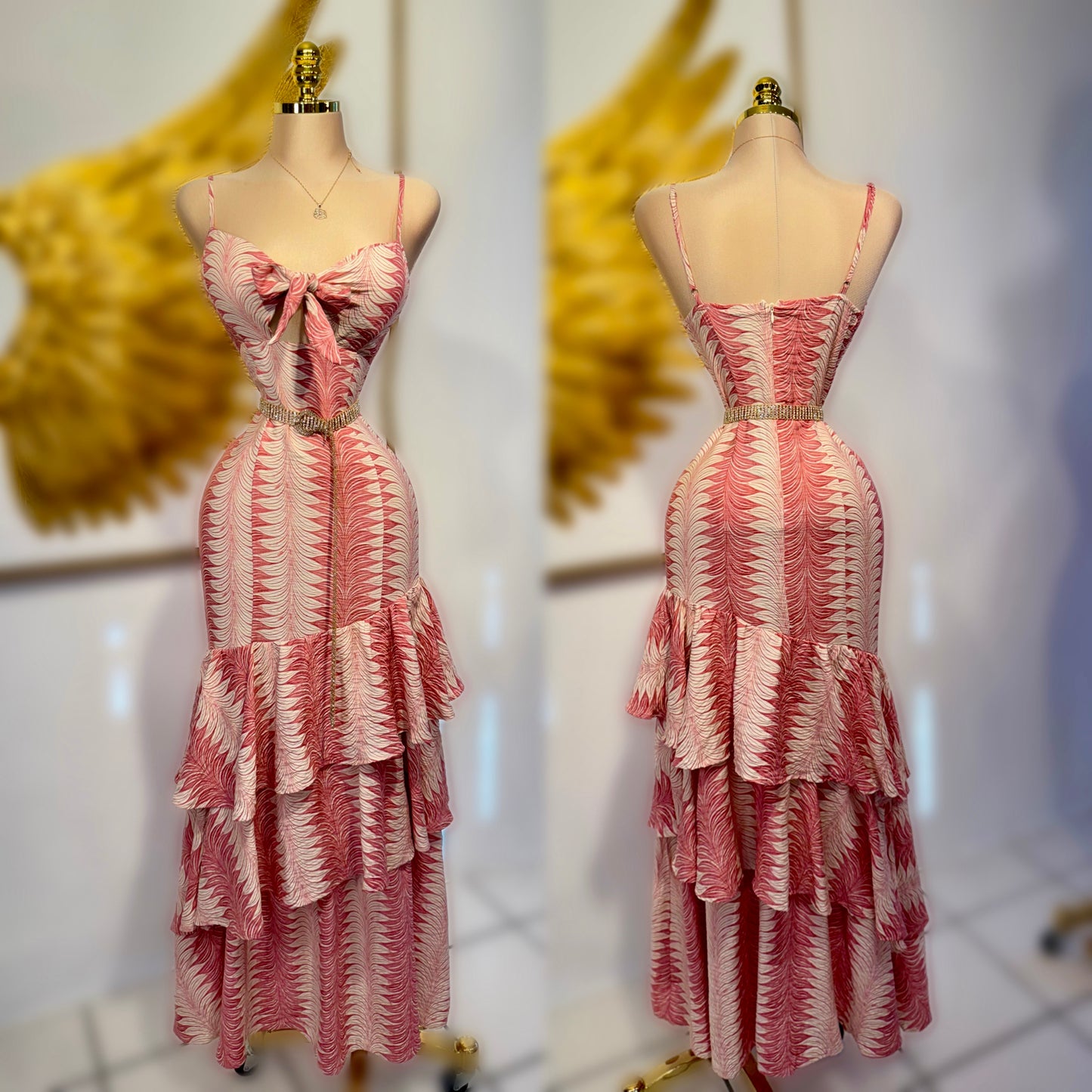 Vestido olanes rosa 🌸