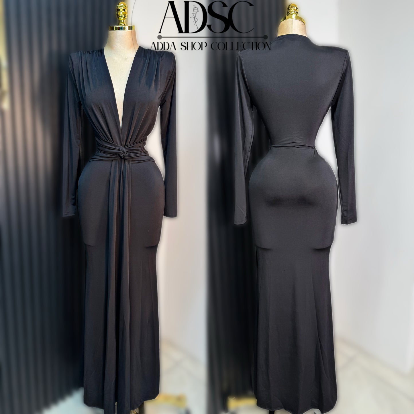 Vestido negro licra 🖤