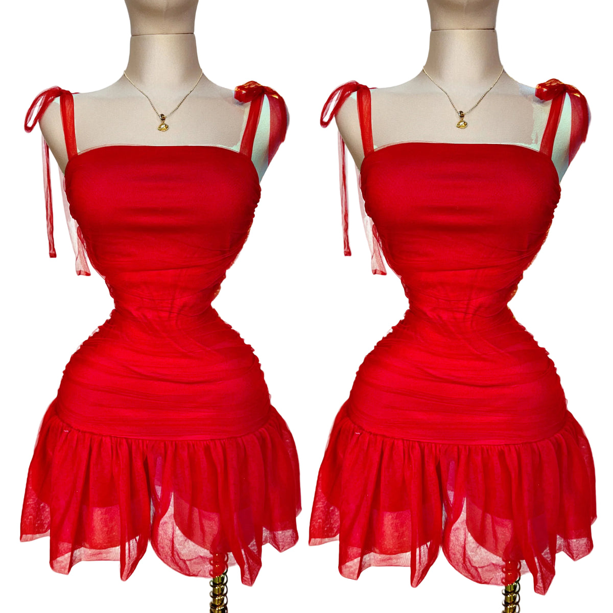 Vestido rojo short ❣️