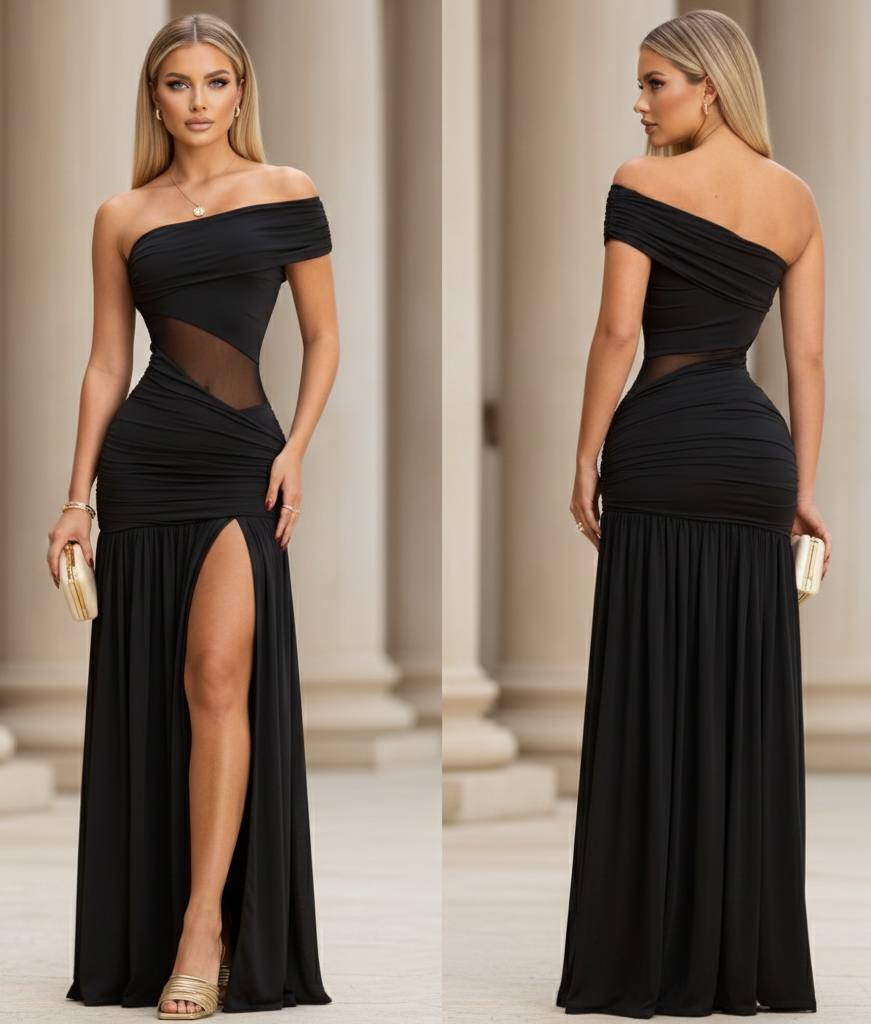 Vestido negro licra 🖤✨