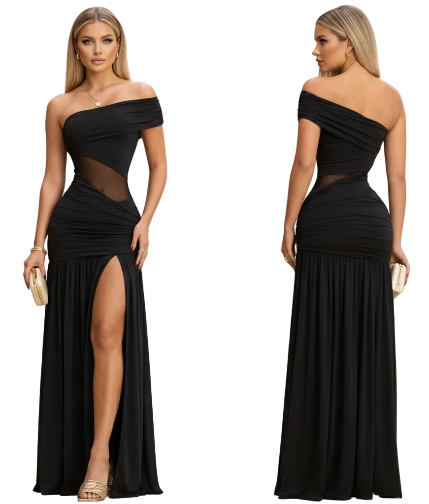 Vestido negro licra 🖤✨