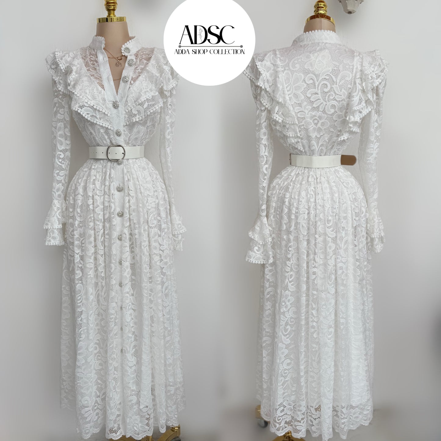 Vestido blanco encaje 🤍