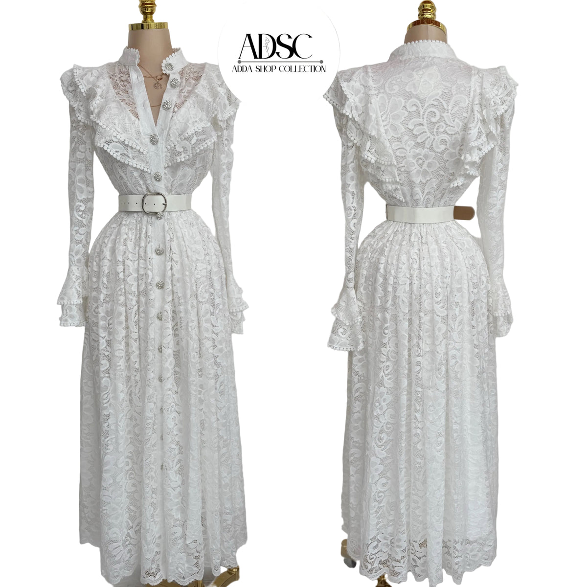Vestido blanco encaje 🤍