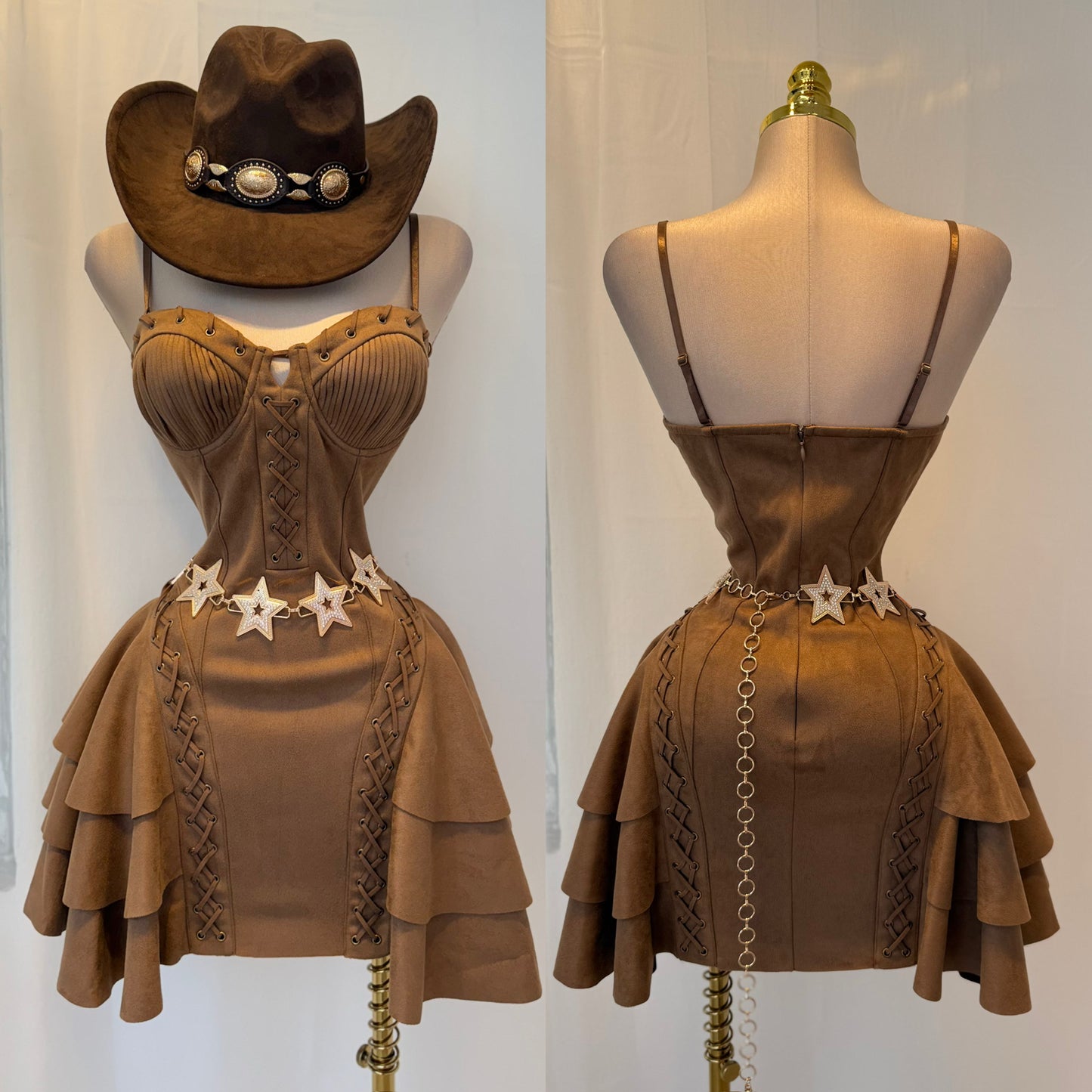 Vestido vaquero gamuza 🤎