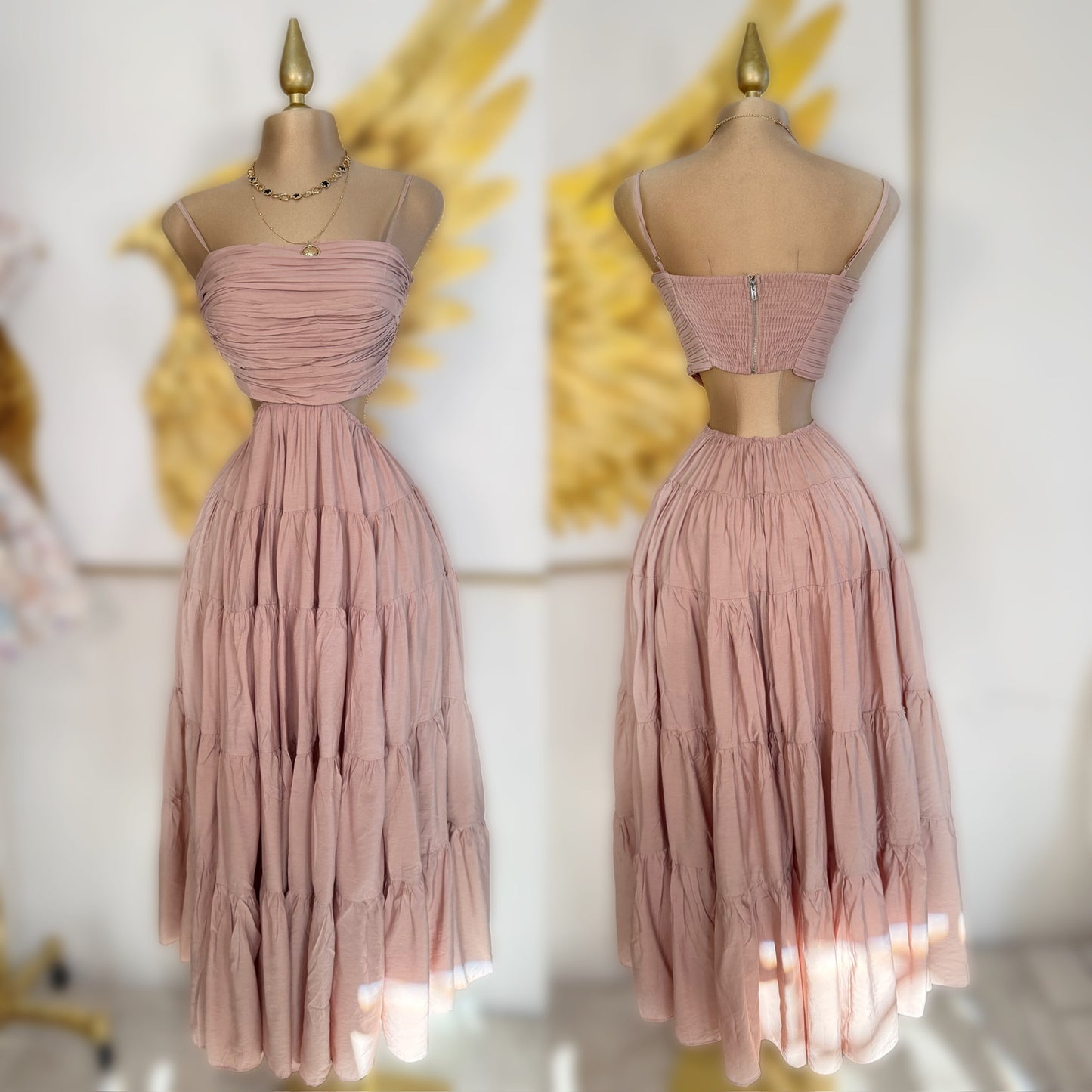 vestido tipo lino