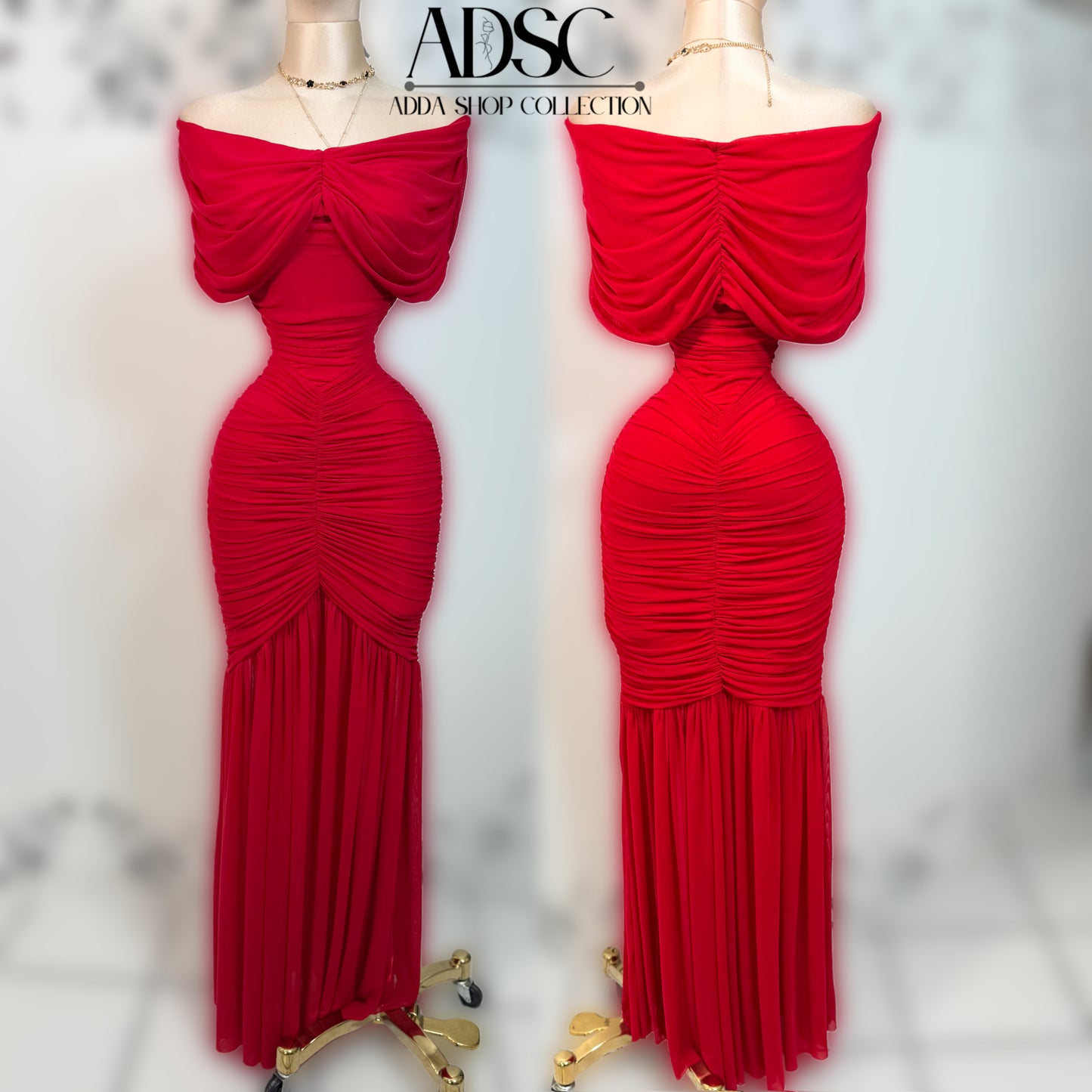 Vestido rojo mesh ❤️🔥