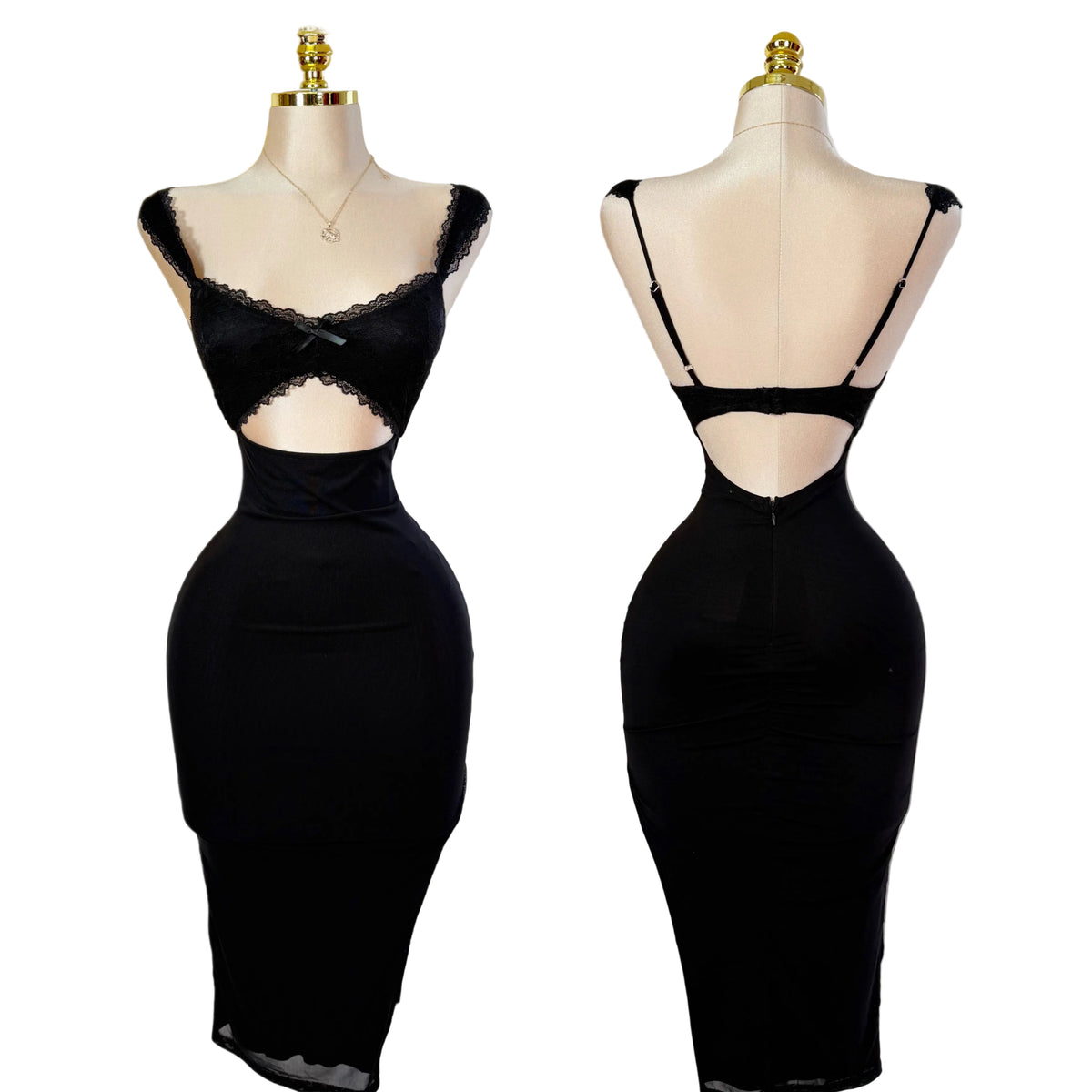 Vestido negro encaje 🖤
