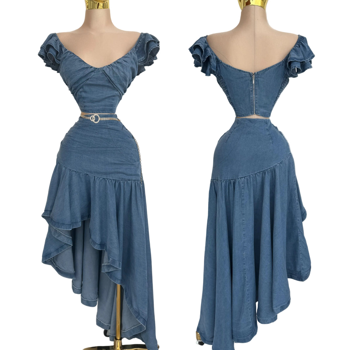 Conjunto mezclilla olanes 💙✨