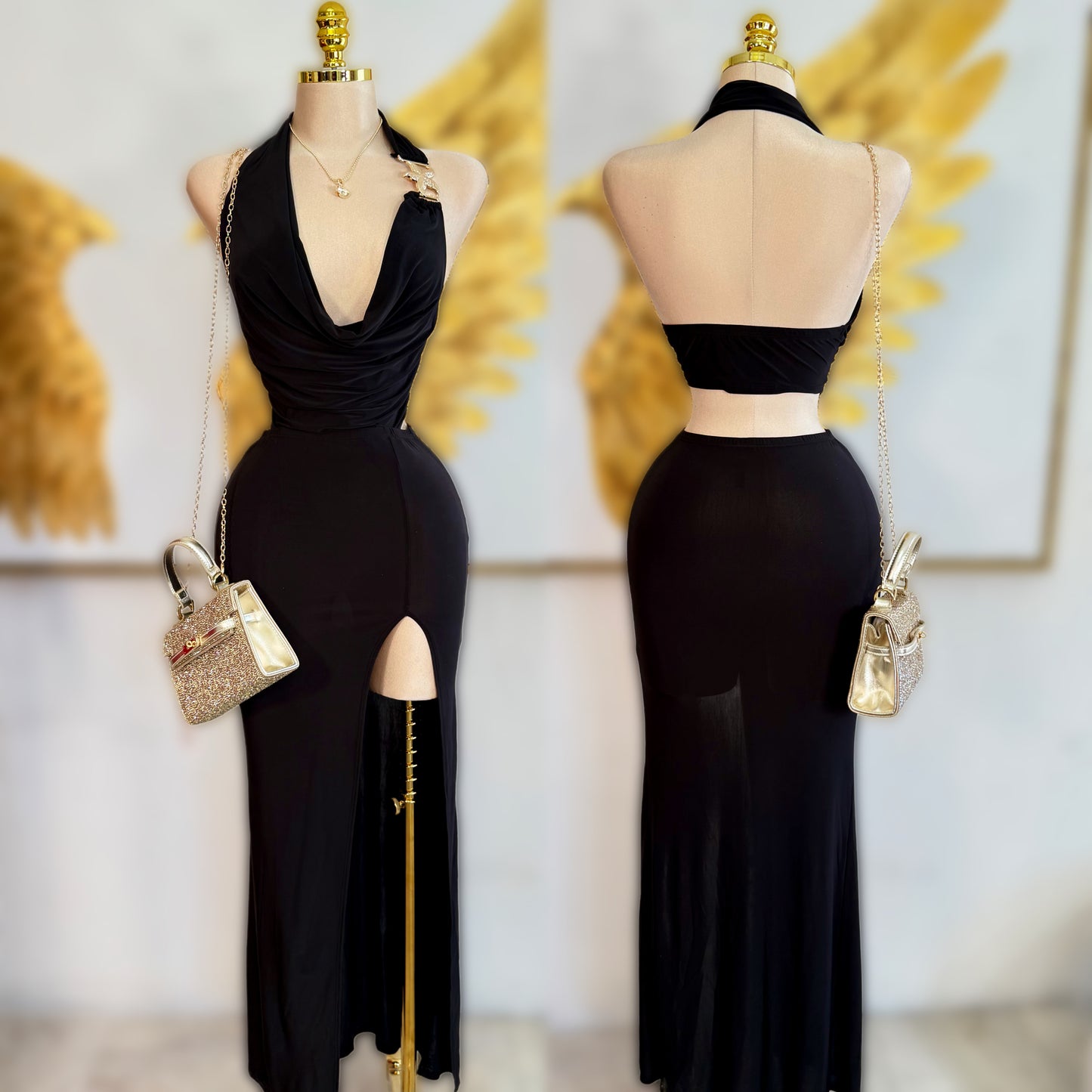 Vestido negro licra 🖤