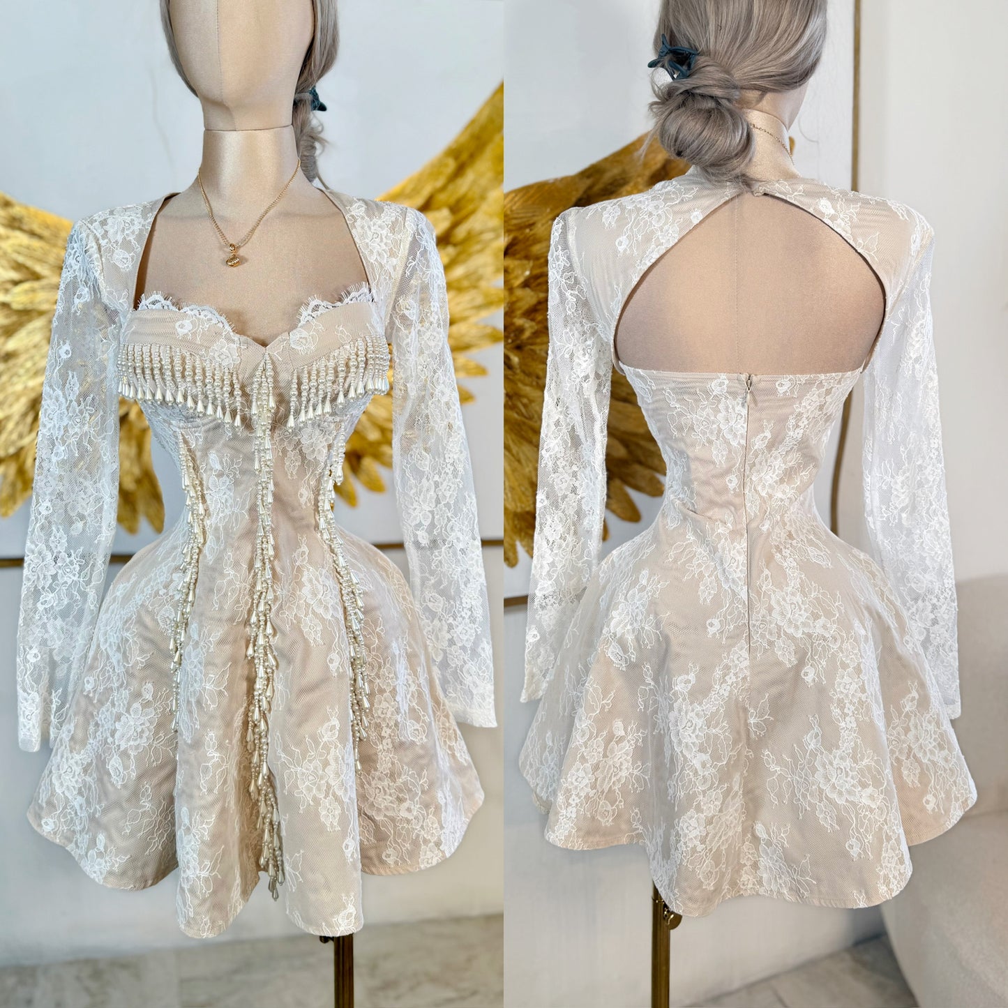 Vestido blanco encaje 🪽🤍