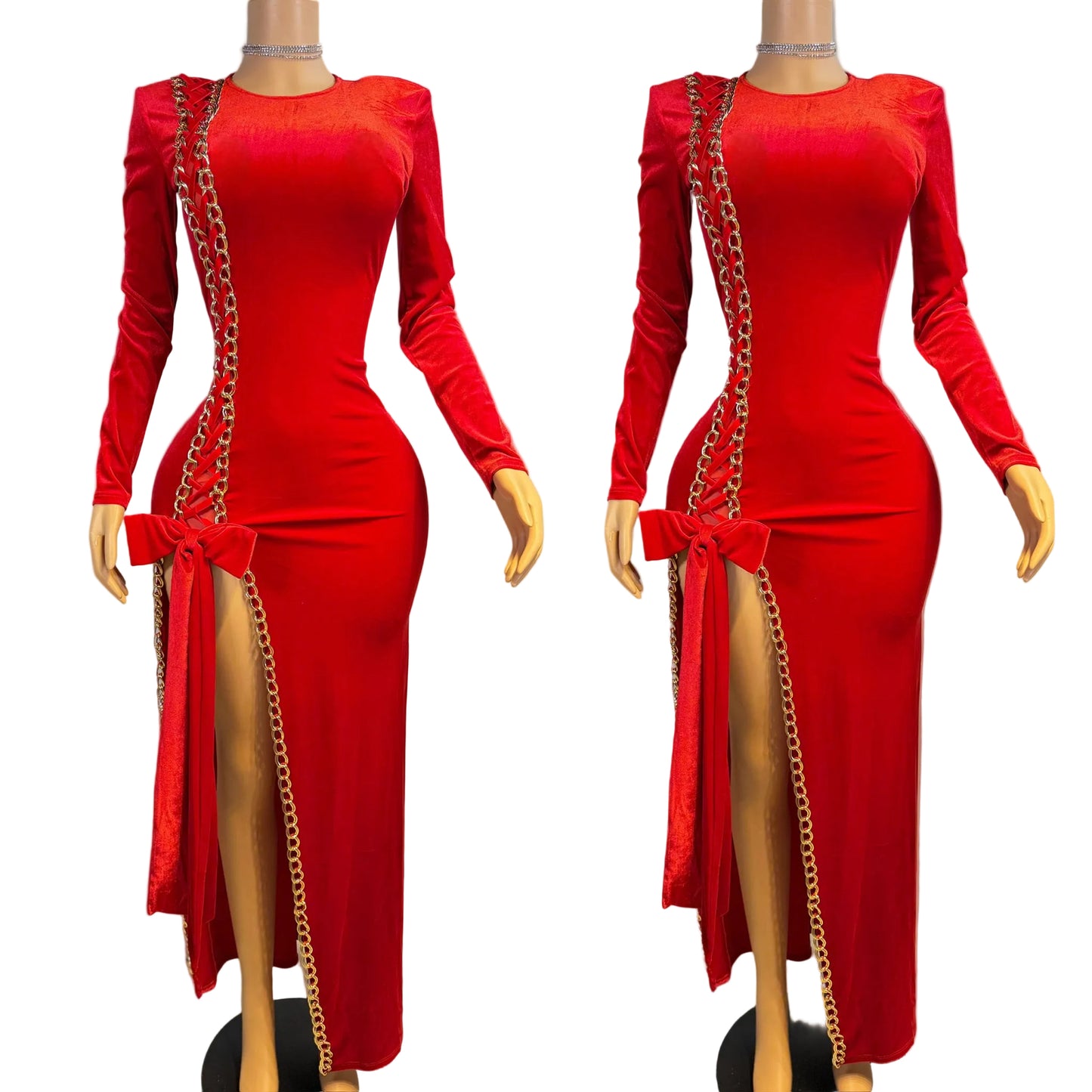 Vestido rojo terciopelo ❤️