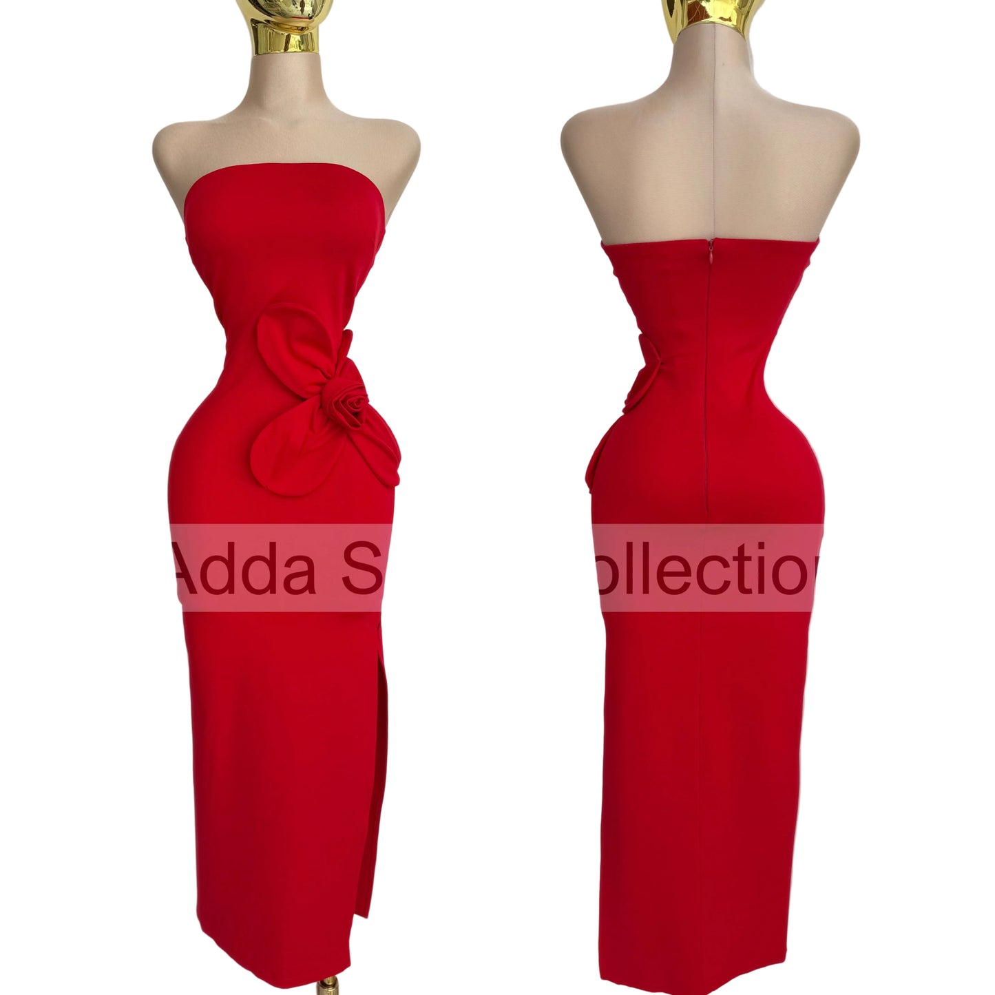 Vestido rojo licra gruesa ❤️