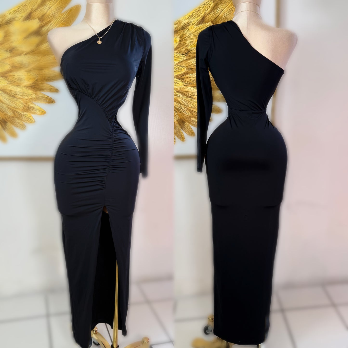 Vestido negro licra 🖤