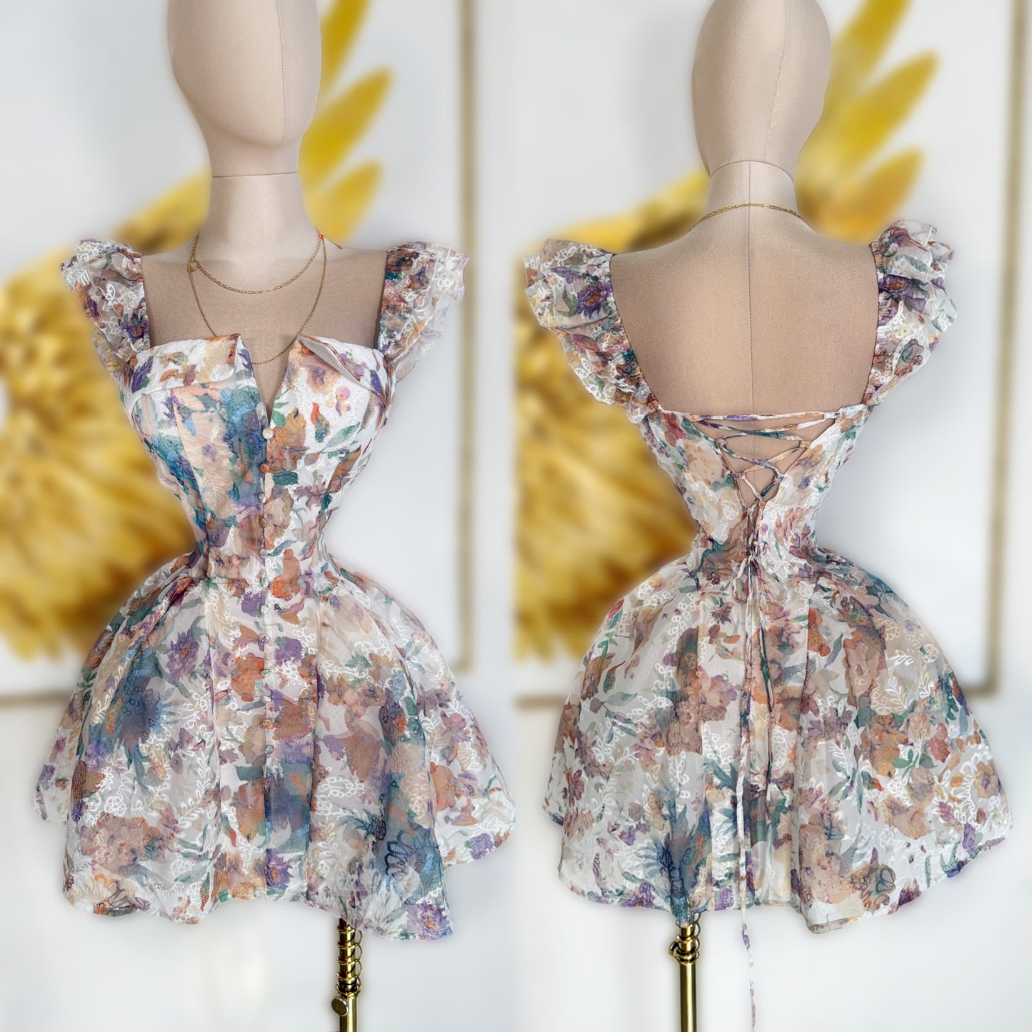 Mini vestido flores 🌺