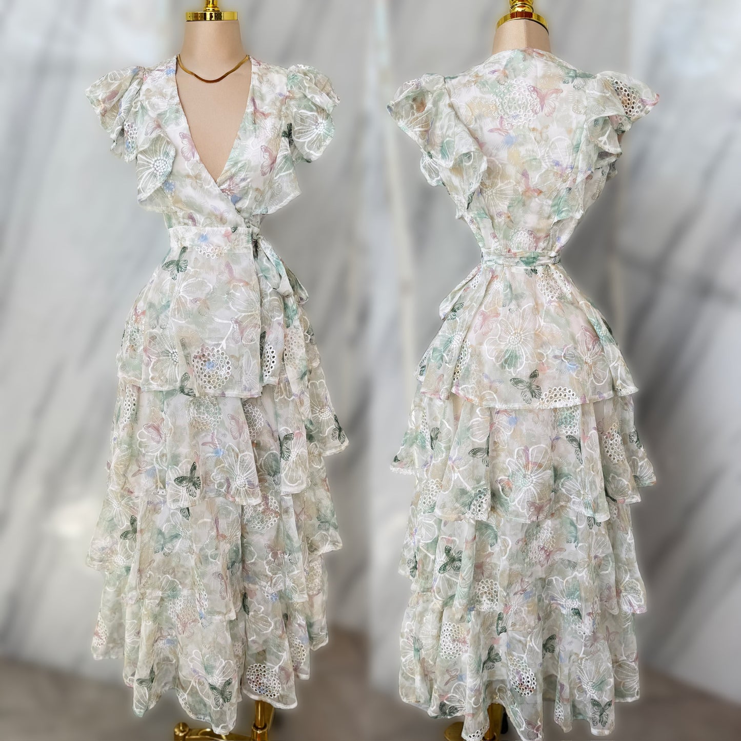 Vestido verde olanes 💚