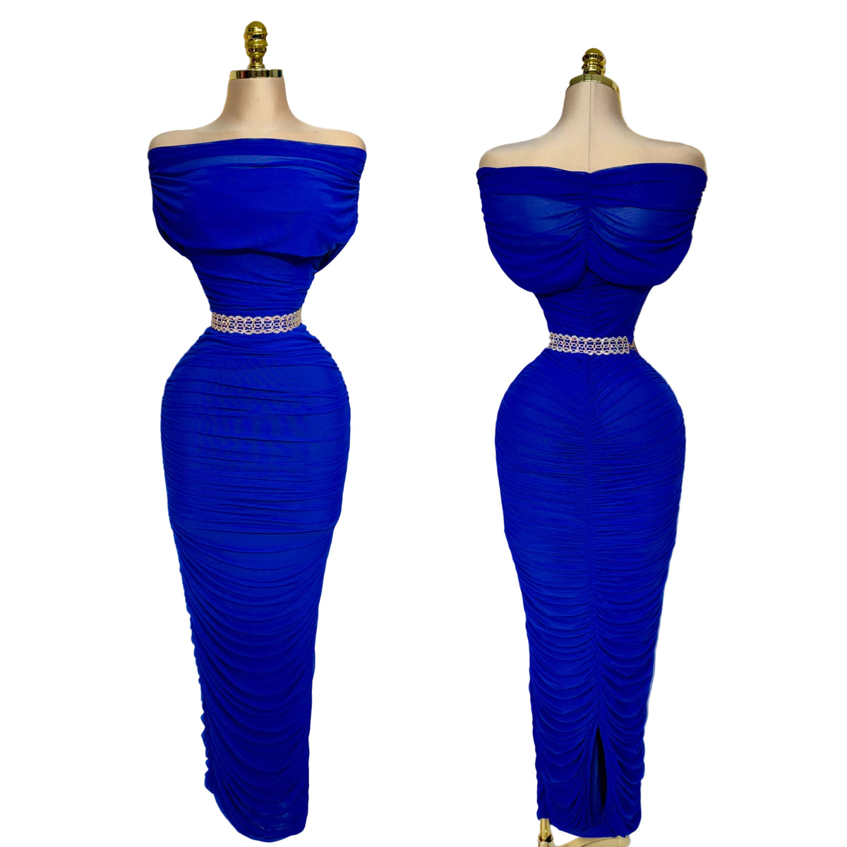Vestido azul rey mesh 💙
