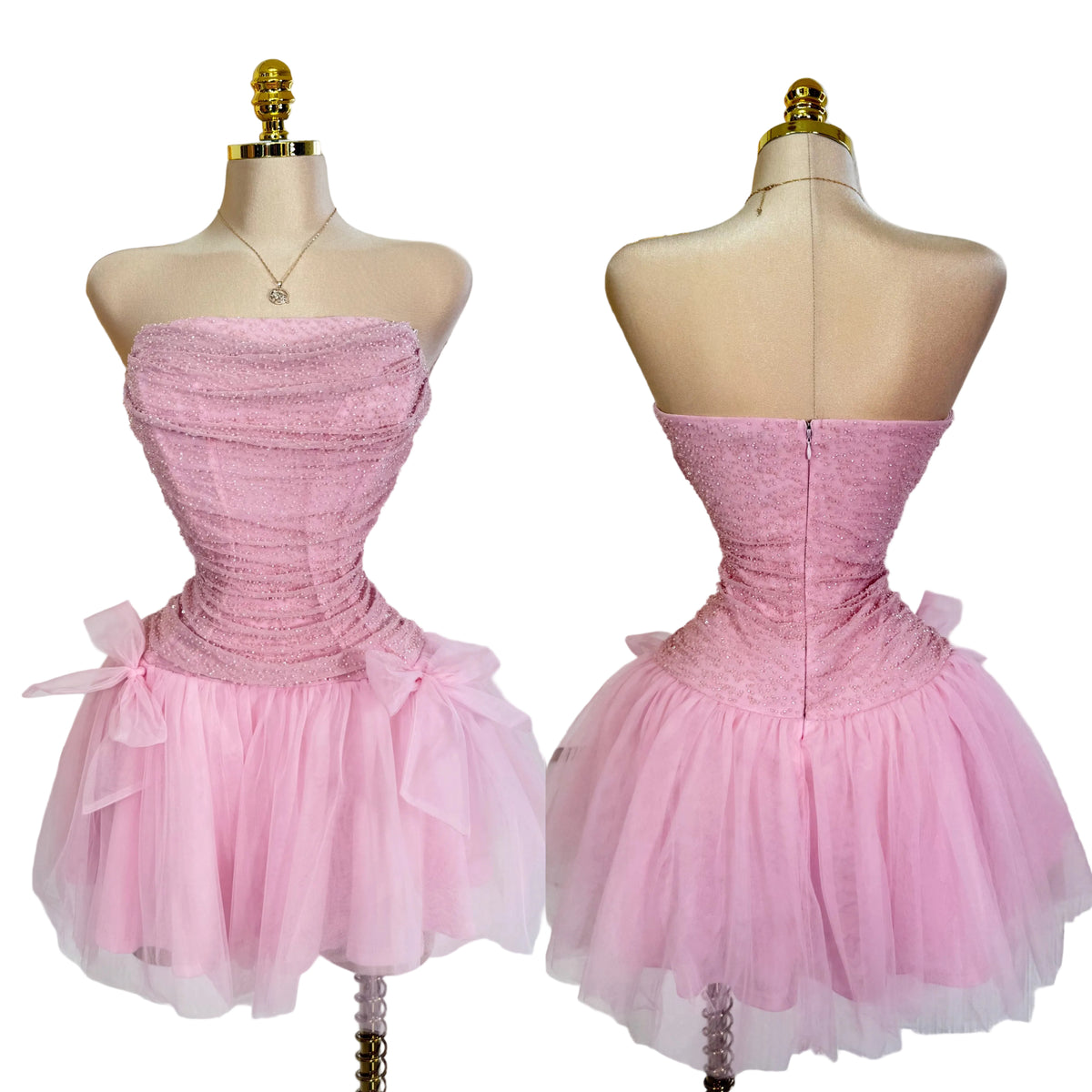 Vestido rosa tulle 🌸