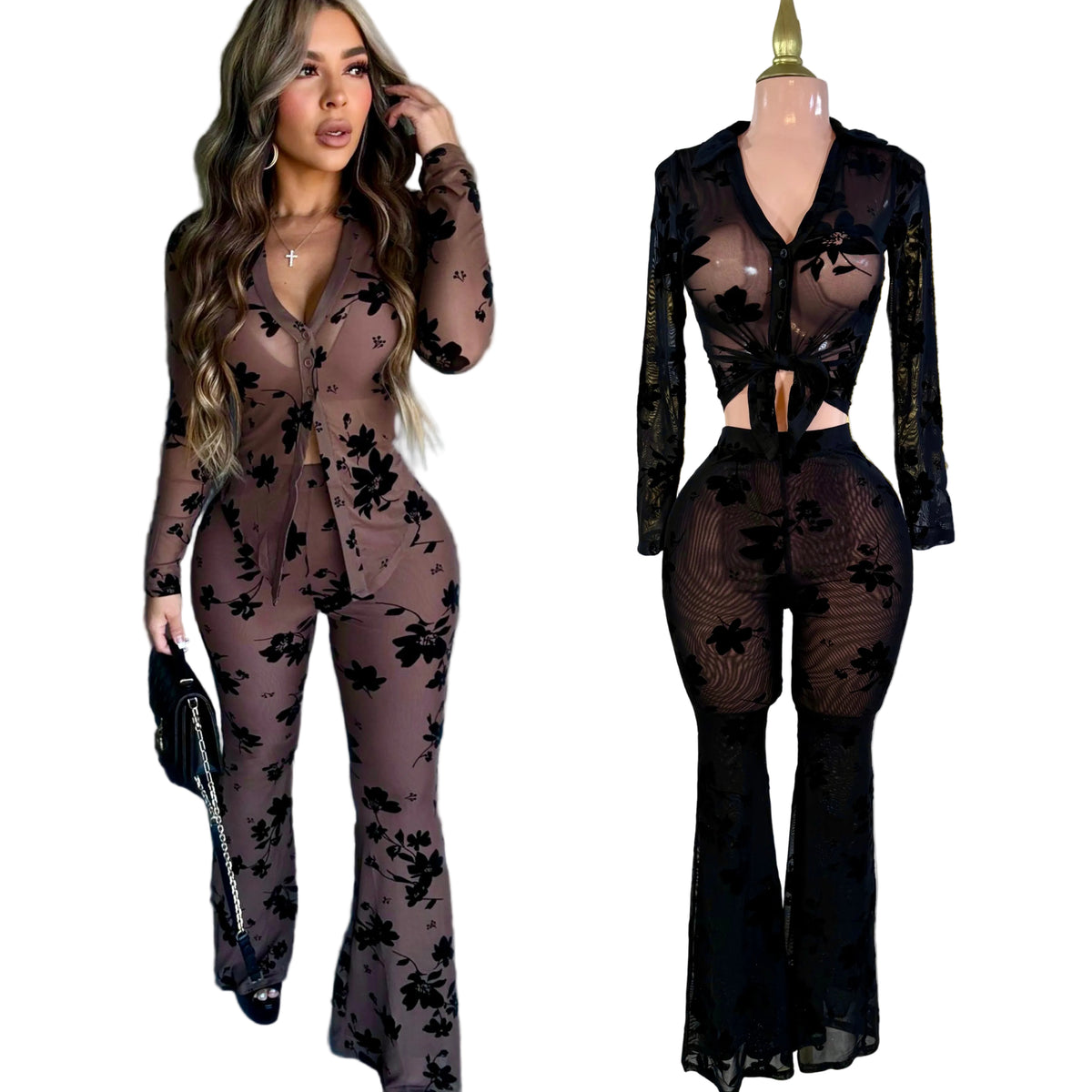 Set mesh negro