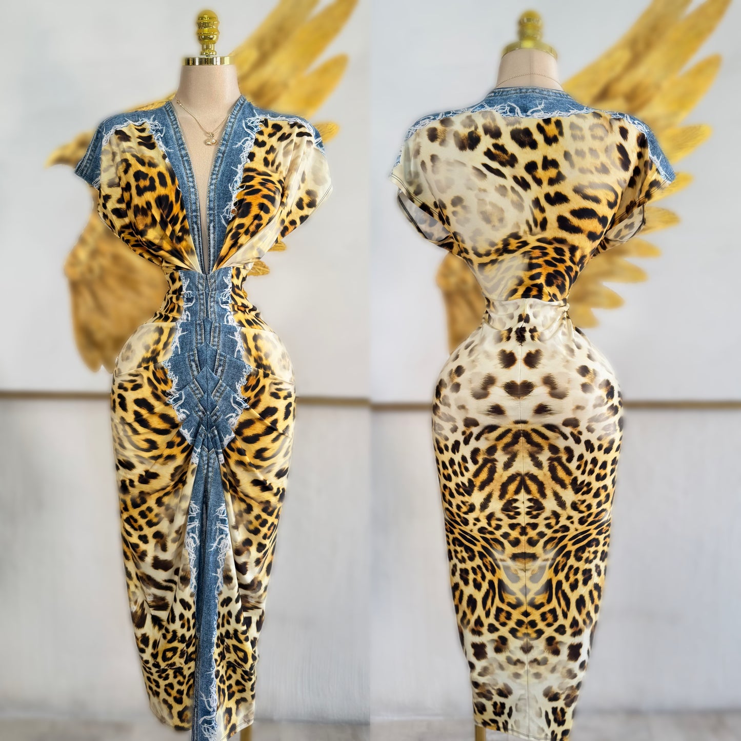 Vestido animal print licra ✨