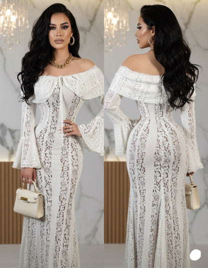 Vestido blanco encaje