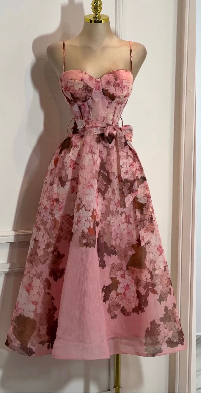 Vestido rosa flores 🌷