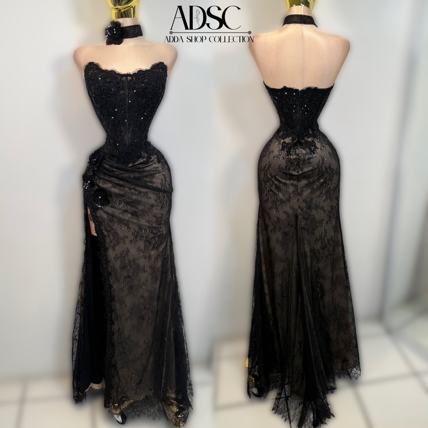 Vestido negro encaje 🖤