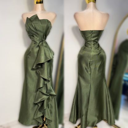 Vestido verde olivo Olanes 💚