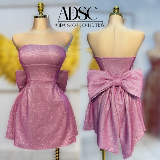 Vestido rosa glitter 🩷🎀