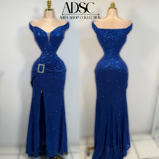 Vestido azul rey lentejuelas 💙