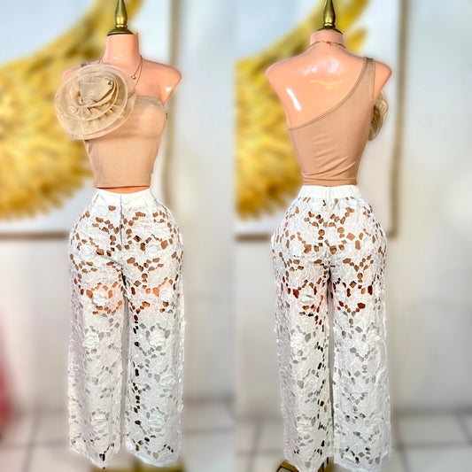 Conjunto pantalón encaje ✨