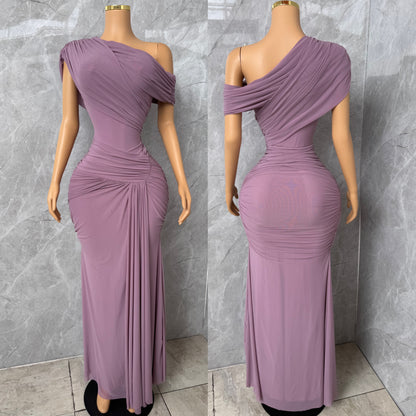 Vestido lavanda mesh 💜