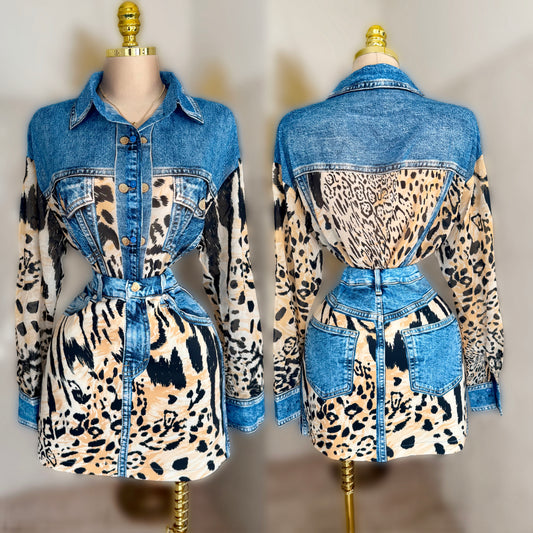 Conjunto falda y blusa 🩵