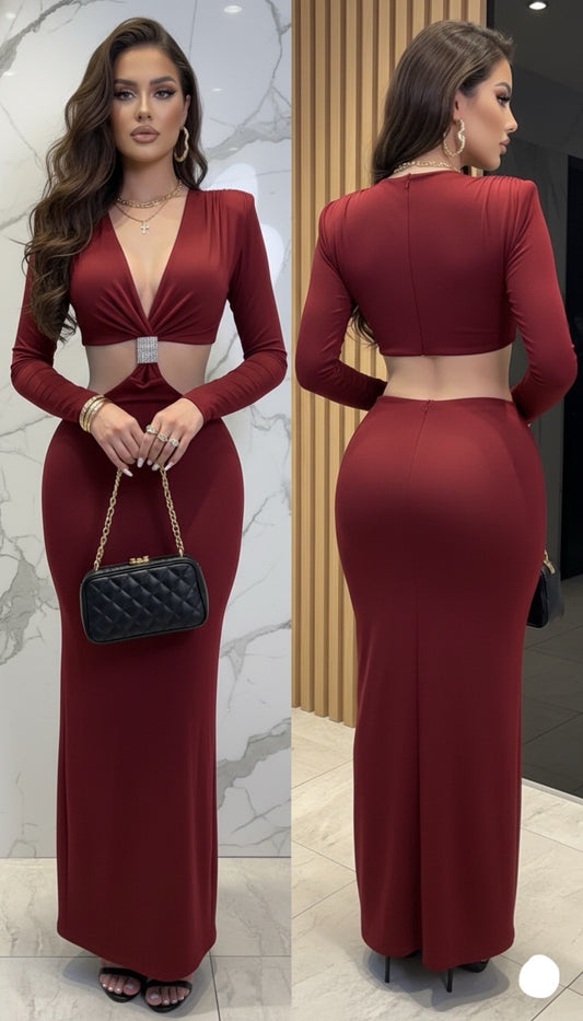 Vestido tinto licra 🍷