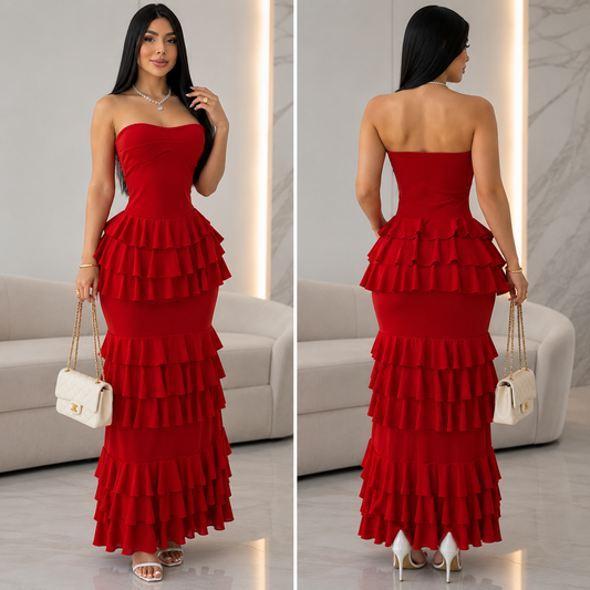 Vestido rojo Olanes ❤️