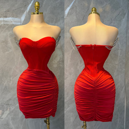 Vestido rojo bandage 🌹