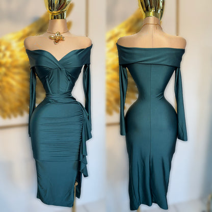 Vestido esmeralda licra 💚