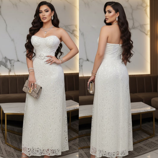 Vestido blanco glitter ✨🤍