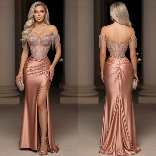 Vestido rosa corset 🩷✨