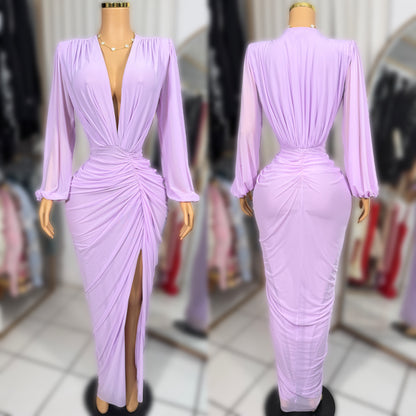 Vestido lila mesh 💜
