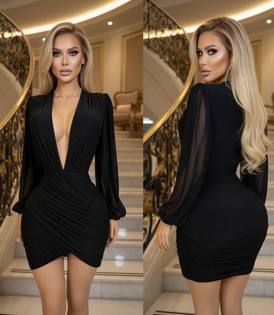 Vestido negro mesh 🖤