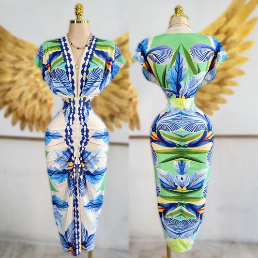Vestido multicolor licra 🪻