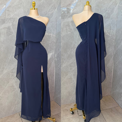Vestido azul marino capa 💙