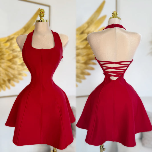 Vestido rojo bandage 🌹